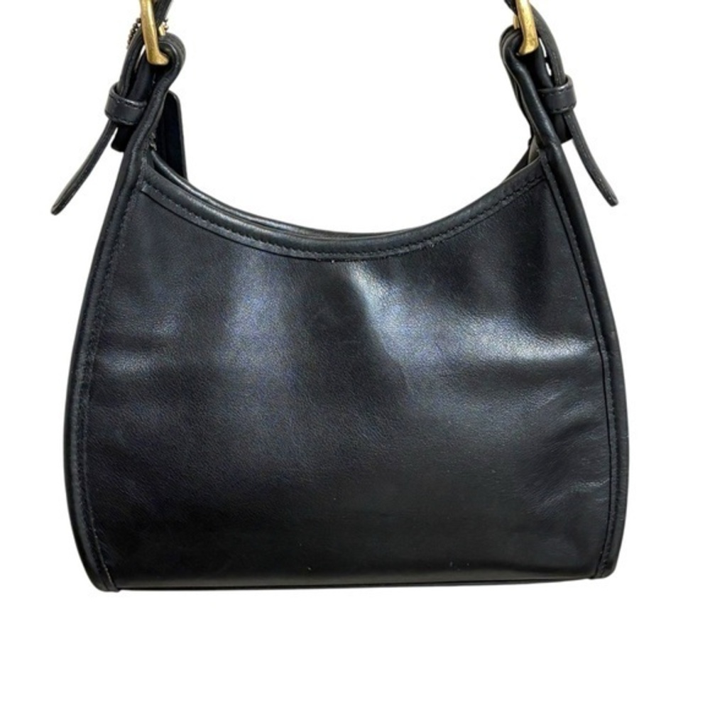 Coach 4106 vintage small Black Soho Leather beautiful